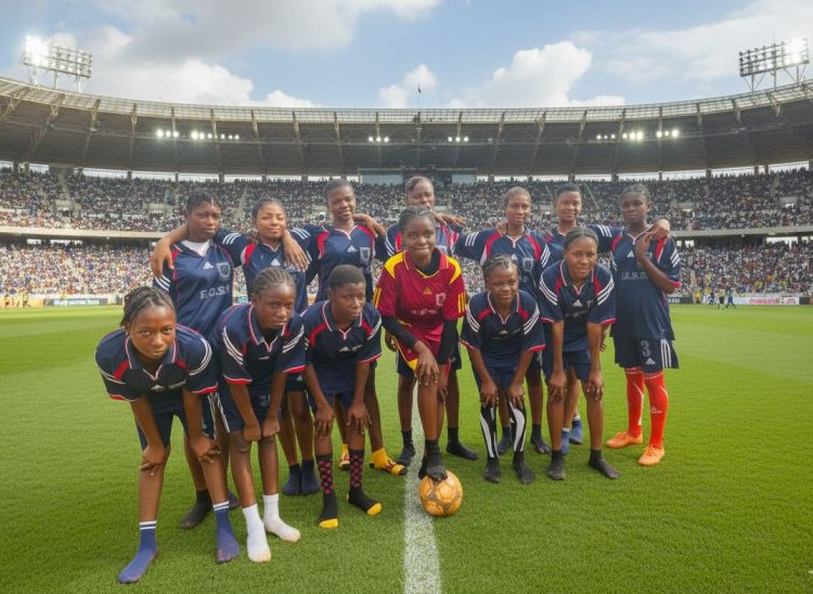 Students at Stadium